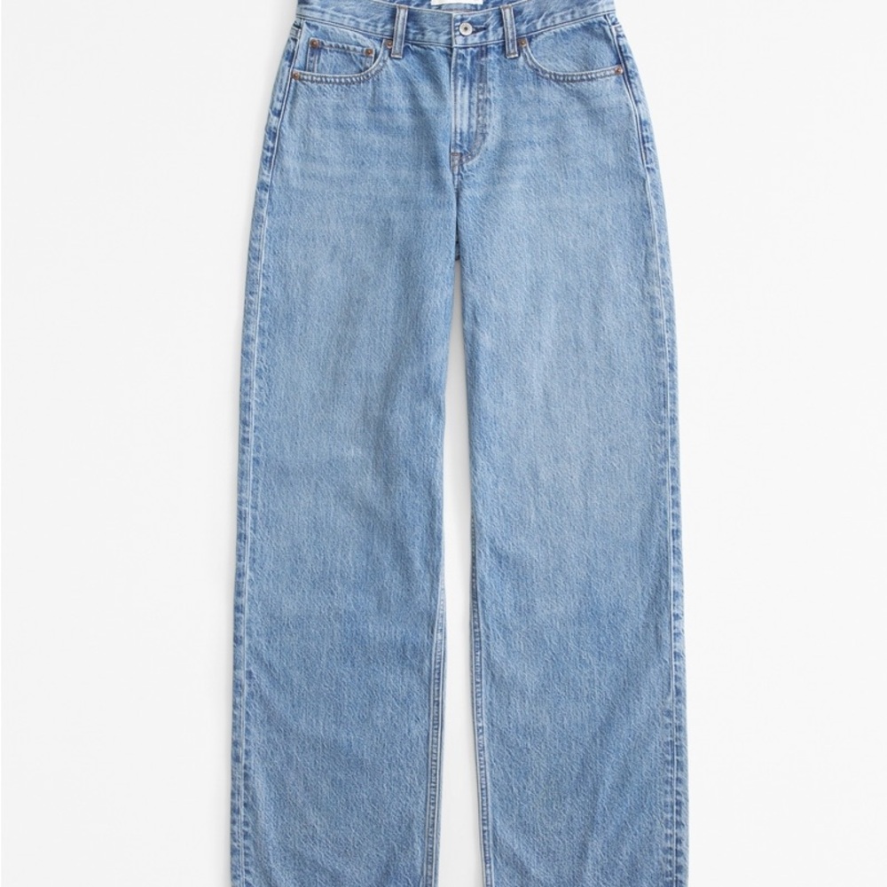Abercrombie mid-rise loose curve love